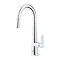 Grohe Veletto Single Lever Kitchen Sink Mixer with Pull Out Spray - Chrome - 30419000 Profile Large