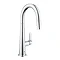 Grohe Veletto Single Lever Kitchen Sink Mixer - Chrome - 30419000 Large Image