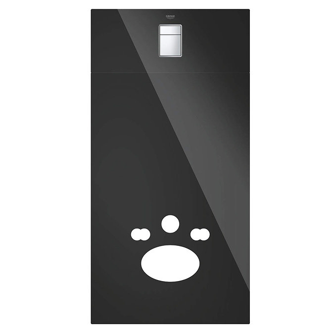 Grohe Velvet Black Skate Cosmopolitan Glass Cover - 39374KS0 Profile Large Image