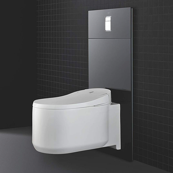 Grohe Velvet Black Skate Cosmopolitan Glass Cover - 39374KS0 Standard Large Image