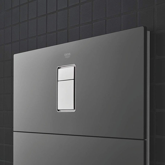 Grohe Velvet Black Skate Cosmopolitan Glass Cover - 39374KS0 In Bathroom Large Image