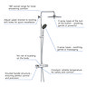 Grohe Vitalio Joy 260 Thermostatic Shower System - 26403002  Profile Large Image