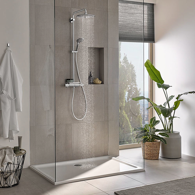Grohe Vitalio Joy 260 Thermostatic Shower System + FREE BASIN TAP