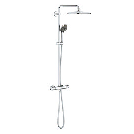 Grohe Vitalio Joy 310 Thermostatic Shower System - 26400001 Large Image