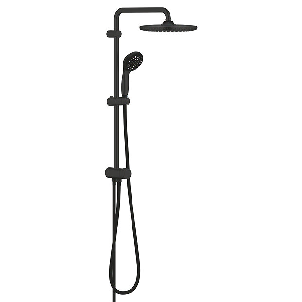 Grohe Vitalio Matt Black Start System 250 Flex Shower Kit with Diverter