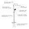 Grohe Vitalio Start 250 Cube Thermostatic Shower System - 26696000 Profile Large Image