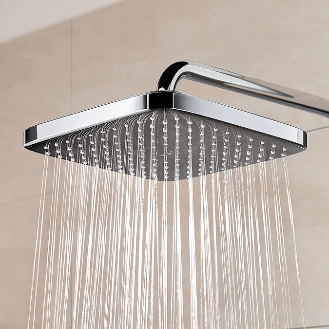 Grohe Vitalio Start 250 Cube Thermostatic Shower System - 26696000  Feature Large Image