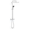 Grohe Vitalio Start 250 Cube Thermostatic Shower System - 26696000 Large Image