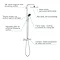 Grohe Vitalio Start 250 Thermostatic Shower System - 26816000 Profile Large Image