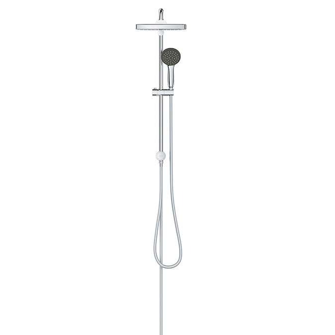 Grohe Vitalio Start System 250 Cube Flex Shower Kit with Diverter - 26698000  Feature Large Image