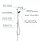 Grohe Vitalio Start System 250 Flex Shower Kit with Diverter - 26817000 Profile Large Image