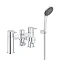 Grohe Wave Cosmopolitan Bath Shower Mixer with Kit - 25174000