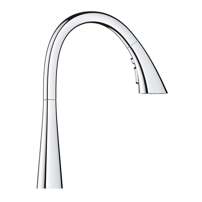 Grohe Zedra Kitchen Sink Mixer with Pull Out Spray - 32294002  Feature Large Image