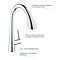 Grohe Zedra Kitchen Sink Mixer with Pull Out Spray - 32294002  In Bathroom Large Image