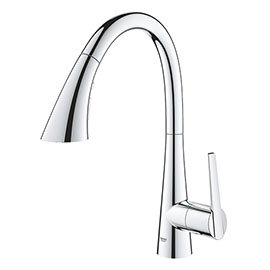 Grohe Zedra Kitchen Sink Mixer with Pull Out Spray - 32294002 Medium Image