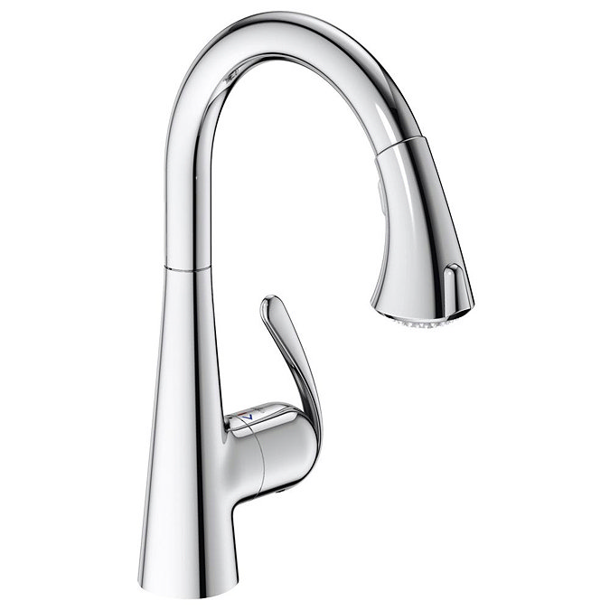 Grohe Zedra Kitchen Sink Mixer with Pull Out Spray - Chrome - 32294001