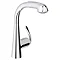 Grohe Zedra Kitchen Sink Mixer with Pull Out Spray - Chrome - 32553000 Large Image