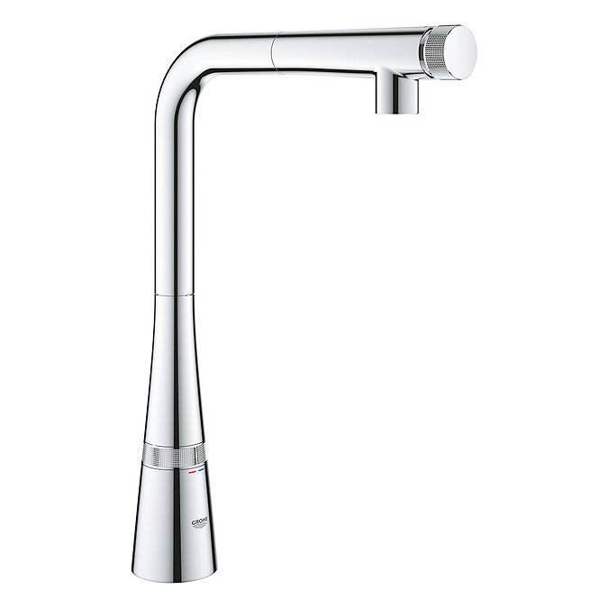 Grohe Zedra Smartcontrol Kitchen Sink Mixer with Pull Out Spray - 31593002 Large Image