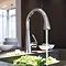 Grohe Zedra Touch Electronic Kitchen Sink Mixer with Pull Out Spray - Chrome - 30219001  Feature Lar