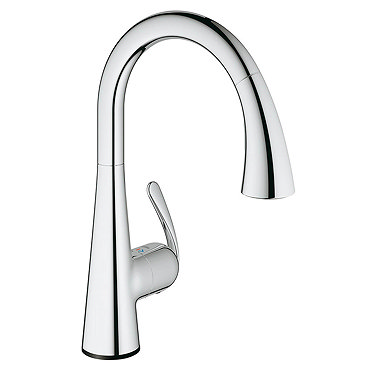 Grohe Zedra Touch Electronic Kitchen Sink Mixer with Pull Out Spray - Chrome - 30219001  Profile Lar