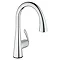 Grohe Zedra Touch Electronic Kitchen Sink Mixer with Pull Out Spray - Chrome - 30219001 Large Image
