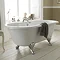 Premier Grosvenor 1500 Small Double Ended Roll Top Bath Inc. Chrome Legs Large Image