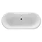 Grosvenor Traditional Double Ended Roll Top Bath Suite (1700mm)  In Bathroom Large Image