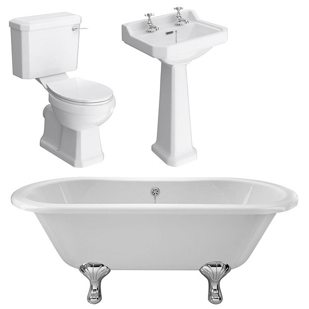 Grosvenor Roll Top Bath Suite | Traditional Bathroom Suites