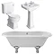 Grosvenor Traditional Double Ended Roll Top Bath Suite (1700mm)  Feature Large Image