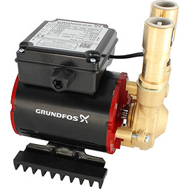 Grundfos Amazon SSP-2.0 B Brass Single Impeller Regenerative Shower Booster Pump 2.0 Bar Large Image