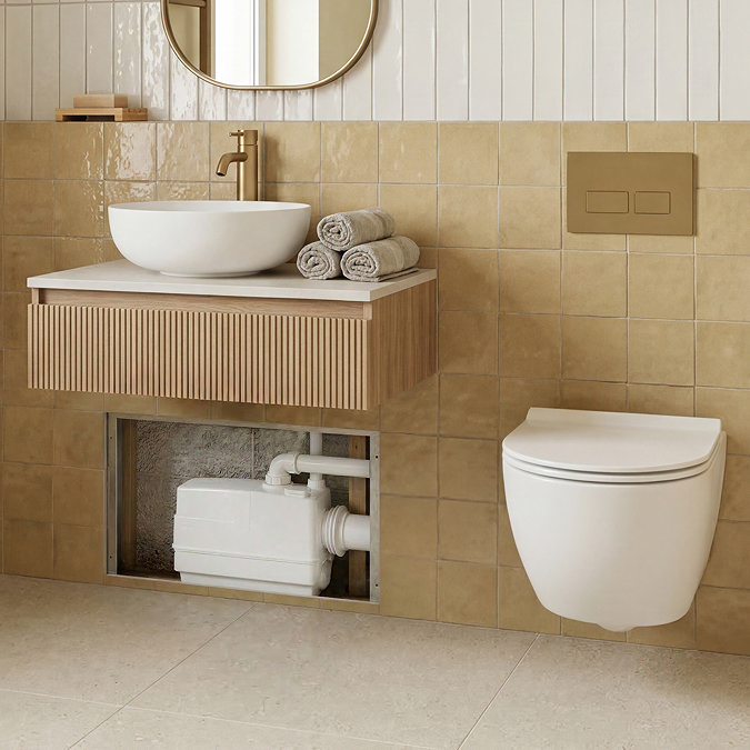 Grundfos SOLOLIFT2 CWC-3 Macerator (Wall Hung Toilet, Shower, Basin, Bidet)