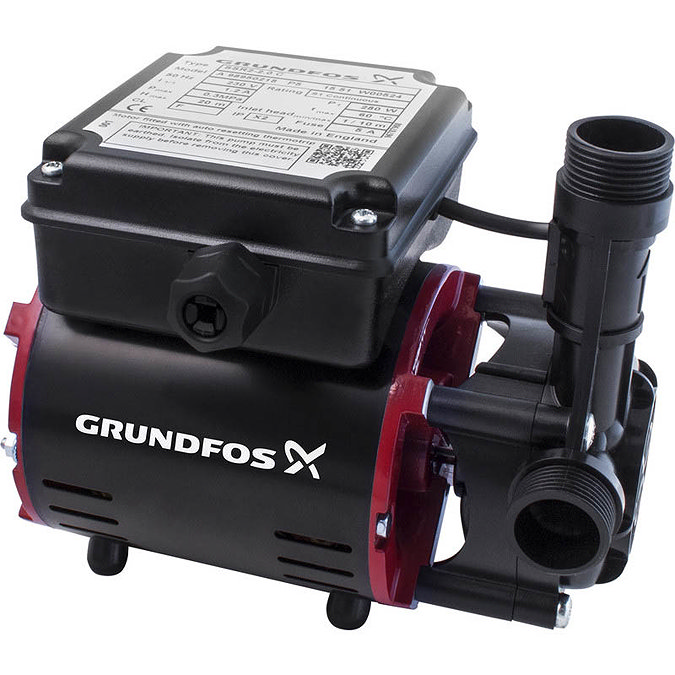 Grundfos SSR2-2.0 C Single Impeller Regenerative Shower Booster Pump Large Image