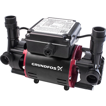Grundfos STR2-1.5 C Twin Impeller Regenerative Shower Booster Pump 1.5 Bar  Profile Large Image