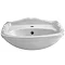 Hadrian 450 1 Tap Hole Ceramic Cloakroom Basin - 2328 Large Image