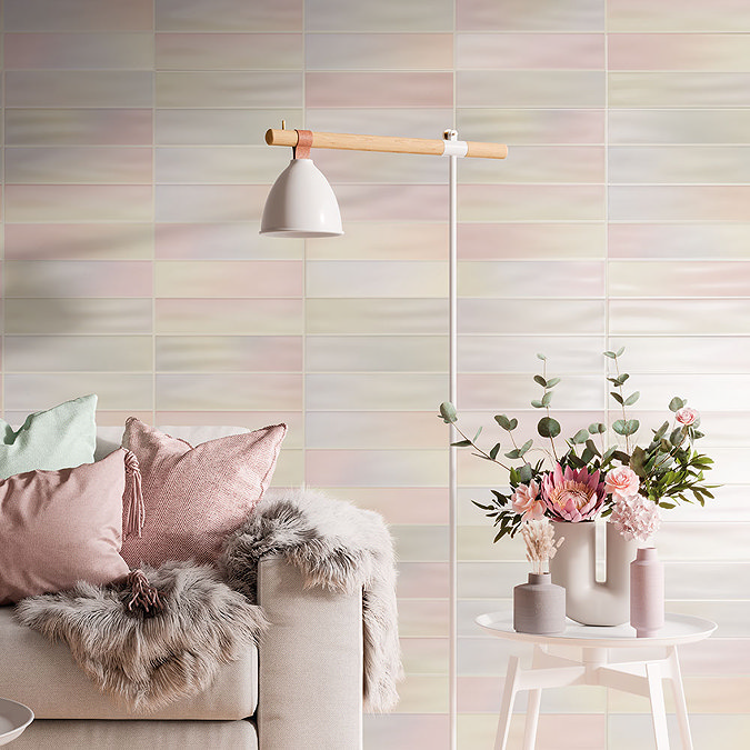 Hailey Gloss Wall Tiles - 100 x 400mm Large Image