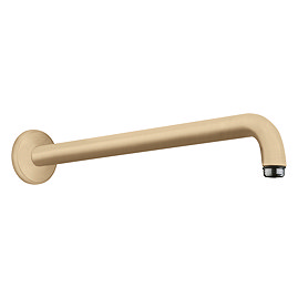 hansgrohe 389mm Wall Mounted Shower Arm - Brushed Bronze