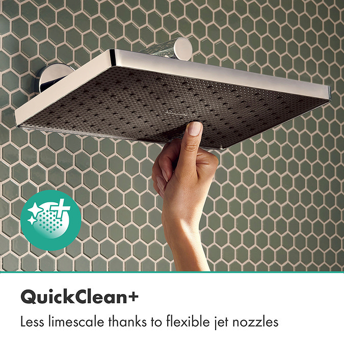 hansgrohe Activera Q EcoSmart+ 6 l/min Overhead Shower Head - Chrome