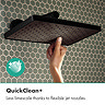 hansgrohe Activera Q EcoSmart+ 6 l/min Overhead Shower Head - Matt Black