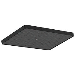 hansgrohe Activera Q EcoSmart+ 6 l/min Overhead Shower Head - Matt Black
