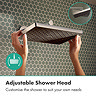 hansgrohe Activera Q EcoSmart 8 l/min Overhead Shower Head - Chrome