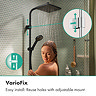 hansgrohe Activera Q EcoSmart Reno Shower Kit - Matt Black