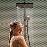 hansgrohe Activera Q EcoSmart Reno Shower Kit - Matt Black