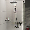 hansgrohe Activera Q EcoSmart Reno Shower Kit - Matt Black