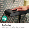hansgrohe Activera Q Showerpipe 6 l/min EcoSmart+ with ShowerTablet Thermostatic Shower Mixer - Matt Black