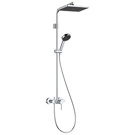 hansgrohe Activera Q Showerpipe EcoSmart with Varia Shower Mixer - Chrome