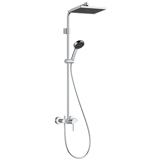hansgrohe Activera Q Showerpipe EcoSmart with Varia Shower Mixer - Chrome