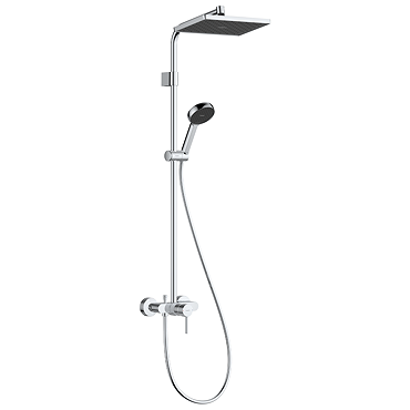 hansgrohe Activera Q Showerpipe EcoSmart with Varia Shower Mixer - Chrome