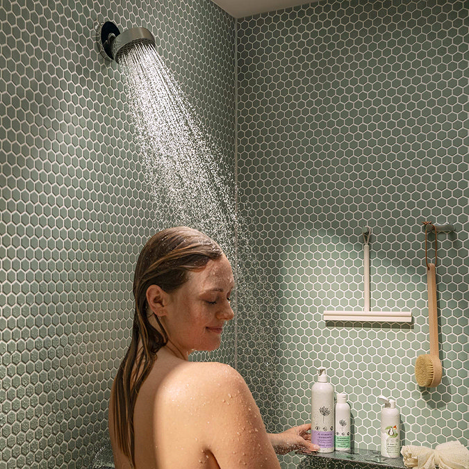 hansgrohe Activera Wall Connector for Overhead Shower 95 - Chrome