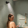 hansgrohe Activera Wall Connector for Overhead Shower 95 - Matt Black