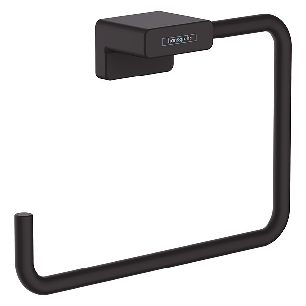 hansgrohe AddStoris Matt Black Towel Ring